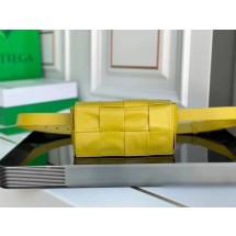 Replica Designer Bottega Veneta Belt Bag 666872 Yellow BV861sk97
