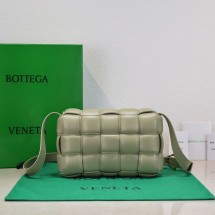 Replica Designer Bottega Veneta Padded Cassette 591970 Travertine BV179sk97