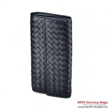 AAAAA Knockoff Bottega Veneta 150509 V001N 4014 Intrecciato Nappa Continental Wallet Tourmaline BV102gk48