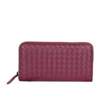 Bottega Veneta Intrecciato Nappa Continental Wallet 5809 Purple BV296ju23