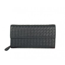 Bottega Veneta Intrecciato Nappa Continental Wallet 5809 RoyalBlue BV389lV14