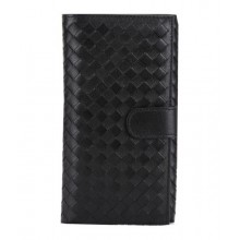 Bottega Veneta Intrecciato Nappa Continental Wallet BV182 Black BV05im52