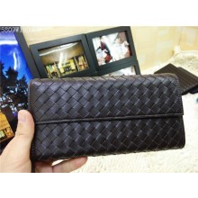 Bottega Veneta Intrecciato Nappa Continental Wallets 5809 Brown BV866Rp39