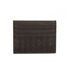Bottega Veneta Intrecciato VN Card Case 5811 Brown BV781wv88