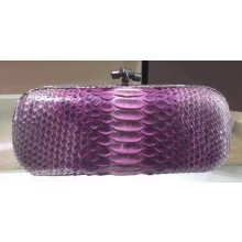 Bottega Veneta Snake Leather Knot Clutch 8651D BV630Sy67