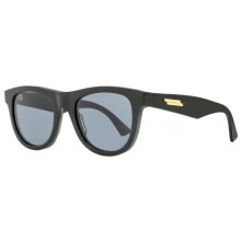 BOTTEGA Veneta Oval Sunglasses Bv1001s 001 Black/gold 52mm 1001