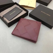 Designer Replica Bottega Veneta BI-FOLD WALLET 649603 Burgundy BV786CF36