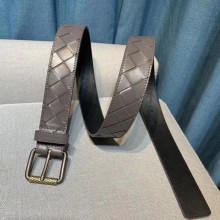 Fashion Bottega Veneta Intrecciato Nappa Belt 5567 gray BV1074Za62