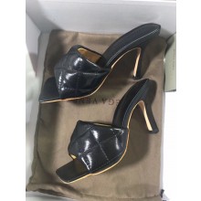 Imitation Bottega Veneta Shoes BV32657 Patent Black BV649Za30