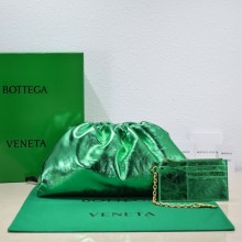 Knockoff Bottega Veneta Leather clutch 576227 Parakeet BV526no73