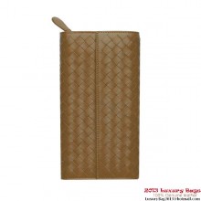 Replica Bottega Veneta 150509 V001N 2802 Intrecciato Nappa Continental Wallet Chene BV140HU34