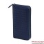 AAAAA Copy Bottega Veneta 275064 V001N 4207 Intrecciato Nappa Zip Around Wallet Indigo Blu BV1014xz13