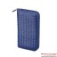 Bottega Veneta 114076 V001N 4223 Intrecciato Nappa Zip Around Wallet Sapphire BV548tg76