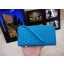 Bottega Veneta Intrecciato Nappa Zip Around Wallet BV5800 Blue BV954QF99