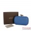 Bottega Veneta Intrecciato Silk Stretch Knot Clutches BV8615 Blue BV925pB23