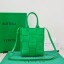 Bottega Veneta Mini Cassette Tote Bag 709341 Green BV1133JD28