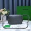 Bottega Veneta Small intrecciato leather cross-body bag 680255 Gray BV737CD62
