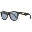 BOTTEGA Veneta Oval Sunglasses Bv1001s 001 Black/gold 52mm 1001
