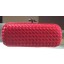 Cheap Bottega Veneta STRETCH Knot Sheepskin Leather Clutch BV8651 Red BV438Kn56
