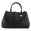 Copy 1:1 Bottega Veneta Cabat Medium Tote Bags BV5211 Black BV741xD64
