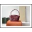 Copy Bottega Veneta Original Woven Leather Square Shell Bag BV67131 Wine BV1195nF79