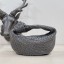 Fake Imitation Bottega Veneta Mini with artificial crystals JODIE 651876V gray BV607xI89