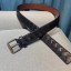 Fashion Bottega Veneta Intrecciato Nappa Belt 5567 black BV282wc24