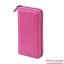 Imitation Bottega Veneta 275064 V001N 5601 Intrecciato Nappa Zip Around Wallet Shock BV136ye39