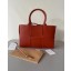 Imitation Bottega Veneta ARCO TOTE Small intrecciato grained leather tote bag 652867 MAPLE BV963VO34