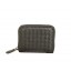 Imitation Bottega Veneta Intrecciato Nappa Mini Wallet 5818 Black BV1054JC57