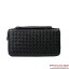 Imitation Bottega Veneta Intrecciato Nappa Zip Around Wallet BV583 Black BV337zB65