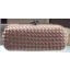 Imitation Bottega Veneta STRETCH Knot Sheepskin Leather Clutch BV8651 Light Gold BV175lL78