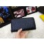 Imitation Top Bottega Veneta Intrecciato Nappa Zip Around Wallet BV5808 Black BV1026sZ66