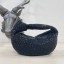 Imitation Top Bottega Veneta Mini with artificial crystals JODIE 651876V black BV03sZ66