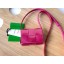 Knockoff Bottega Veneta CASSETTE Mini intrecciato textured leather crossbody bag 666688 rose BV660kD96