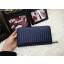 Knockoff Bottega Veneta Intrecciato Calfskin Zip Around Wallet BV5815 Blue BV867no73