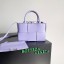 Top Bottega Veneta ARCO TOTE Small intrecciato grained leather tote bag 709337 Wisteria BV367He97