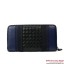 Top Bottega Veneta Edoardo Ebano Zip Around Wallet BV5025 RoyalBlue BV1080eo14