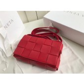 AAA Bottega Veneta Sheepskin Weaving Original Leather 578004 red BV998JH19