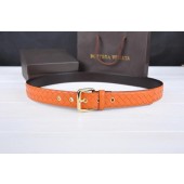 Bottega Veneta Intrecciato Nappa Belt 274483 Orange BV1179rH96
