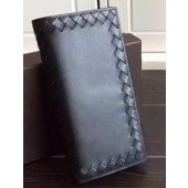 Bottega Veneta Intrecciato Nappa Bi-Flod Wallet BV272541 Black BV285aC46