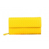 Bottega Veneta Intrecciato Nappa Continental Wallet 5809 Lemon BV194fr81