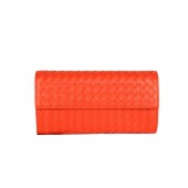 Bottega Veneta Intrecciato Nappa Continental Wallet 5809 Orange BV233xy73