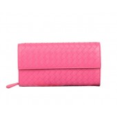 Bottega Veneta Intrecciato Nappa Continental Wallet 5809 Peach BV500bR82