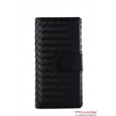 Bottega Veneta Intrecciato Nappa Continental Wallet BV1587 Black BV979zQ99