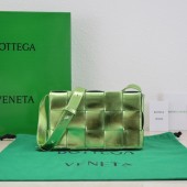 Bottega Veneta Intreccio leather cross-body bag 578004 Parakeet BV549TV86