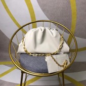 Bottega Veneta Nappa lambskin soft wide large Shoulder Bag 585853 white BV56dV68