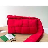 Bottega Veneta nylon shoulder bag 591977 red BV340PC54