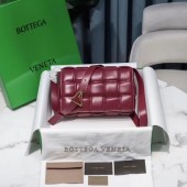 Bottega Veneta PADDED CASSETTE BAG 591970 Burgundy BV73Jk12