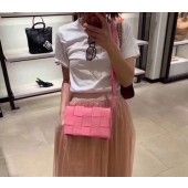 Bottega Veneta Sheepskin Weaving Original Leather 578004 rose BV1039aM39